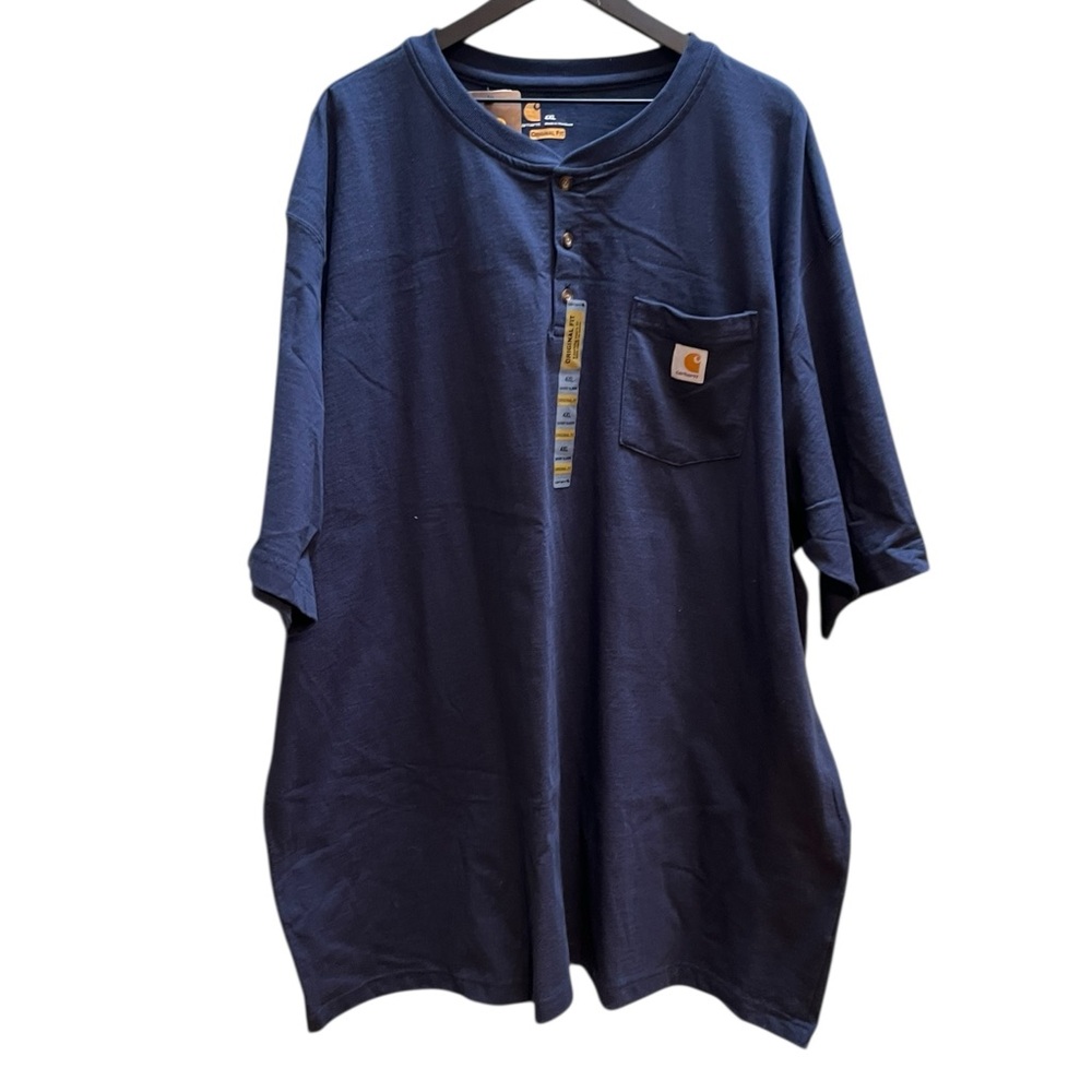 Carhartt Men's Deep Blue Casual Shirt new size 4 XL